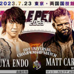 DDT “WRESTLE PETER PAN 2023” Results