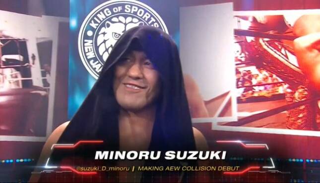 AEW Collision Minoru Suzuki