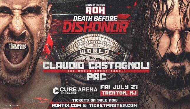 Roh World Title Match Official For Death Before Dishonor 411mania 
