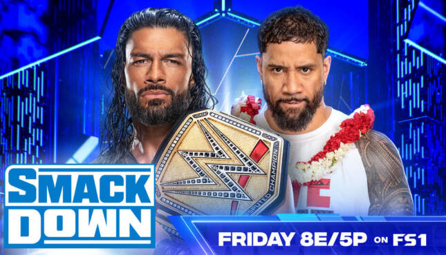 Lineup For Tonight's WWE Smackdown: Roman Reigns Faces Off With Jey Uso ...