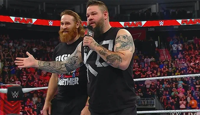 Kevin Owens Sami Zayn WWE Raw