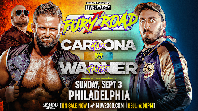 MLW Fury Road Matt Cardona vs Mance Warner