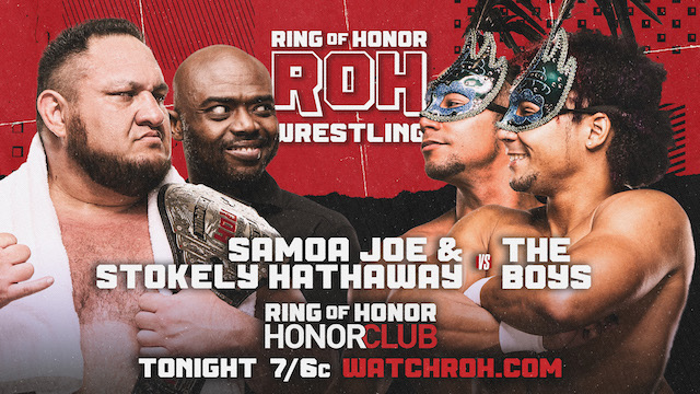 ROH TV Samoa Joe and Stokely hathaway