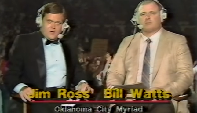 Jim Ross Bill Watts Universal Wrestling Federation 3-29-86