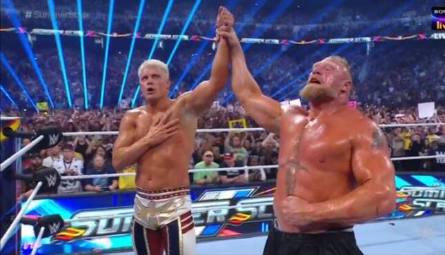 Cody Rhodes Brock Lesnar