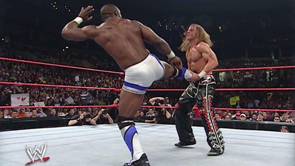 Brock Lesnar & Shelton Benjamin vs Sean Casey & Chris Michaels