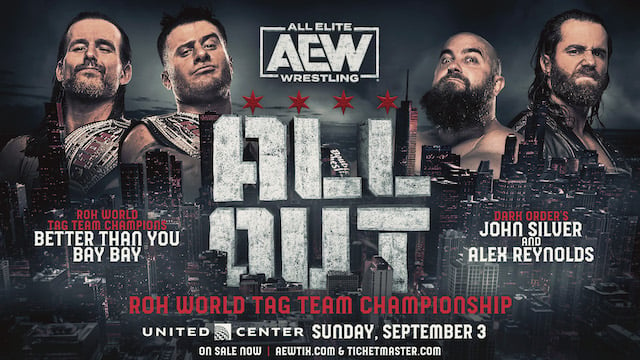 AEW All out 2023 - MJF Adam Cole vs. The Dark Order