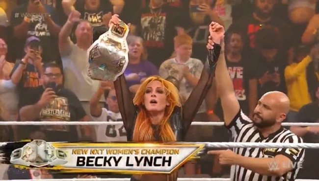 Becky Lynch Shockingly Loses NXT Women's Championship – Features of  Wrestling