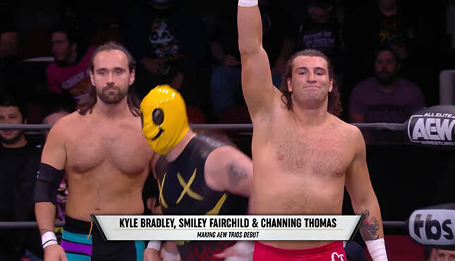 Channing Thomas Kyle Bradley Smiley Fairchild AEW Dark