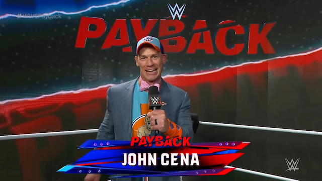 WWE Payback John Cena