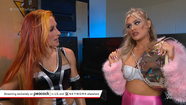 Tiffany Stratton Seen Backstage with Becky Lynch's Arch-Rival at WWE Event