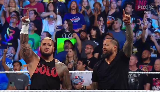 WWE Smackdown 9-22-23 Solo Sikoa Jimmy Uso