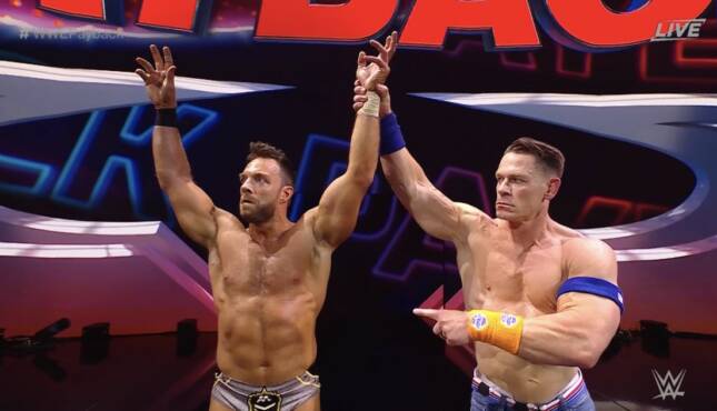 john cena and the miz tag team champions