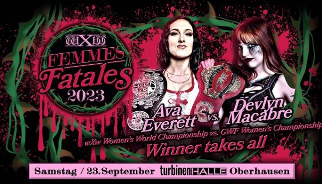 wXw - Femmes Fatales 2023 - Ava Everett vs. Devlyn Macabre