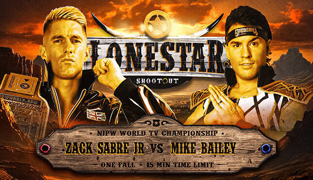 NJPW Lonestar Shootout Mike Bailey Zack Sabre Jr.