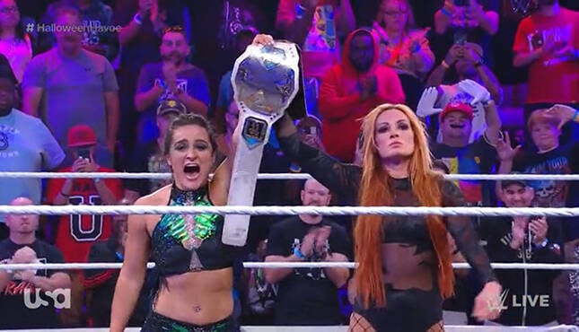 Lyra Valkyria dethrones Becky Lynch to win the NXT Women's Championship: NXT  Halloween Havoc highlights, Oct. 24, 2023