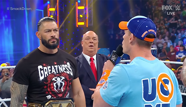 WWE Smackdown Roman Reigns John Cena