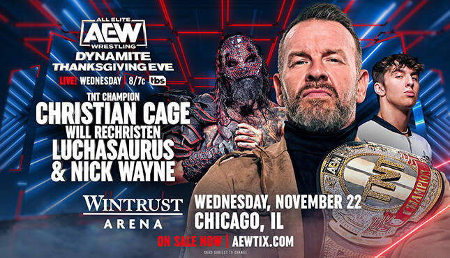 AEW Dynamite Christian Cage 11-22-23