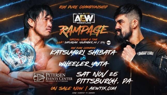 AEW Rampage - Wheeler Yuta vs Katsuyori Shibata