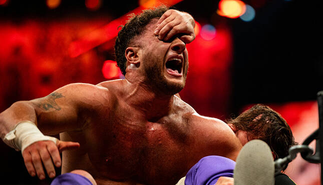 Danhausen says he suffered a torn pectoral muscle at AEW