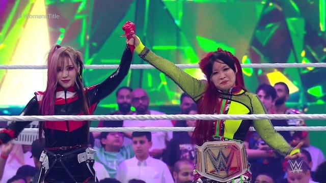 WWE Crown Jewel - Kairi Sane and Iyo Sky