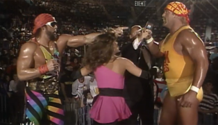 WWE Saturday Night's Main Event 3-11-89 Hulk Hogan Miss Elizabeth Randy Savage