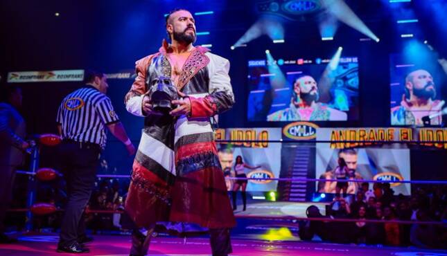 CMLL Andrade el Idolo