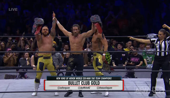 Bullet Club Gold Jay White The Gunns AEW Dynamite