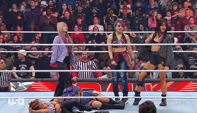 Damage CTRL WWE Raw 1-22-24