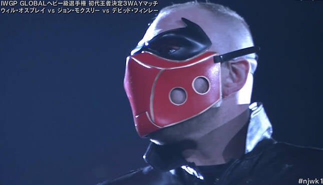 Jon Moxley Red Hood NJPW Wrestle Kingdom 18