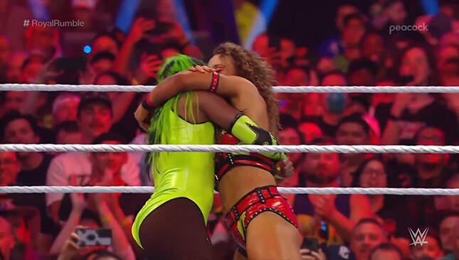 Jordynne Grace Naomi WWE Royal Rumble