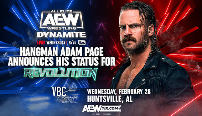 AEW Dynamite Hangman Page