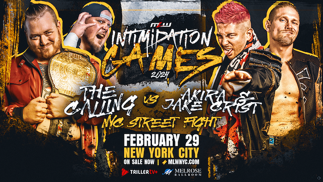 MLW NYC Street Fight Intimidation Games
