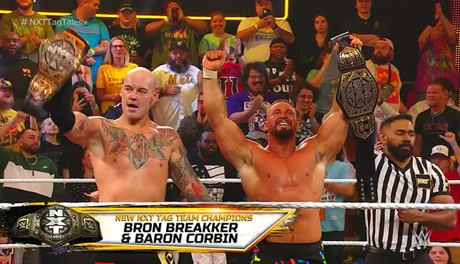 WWE NXT Bron Breakker Baron Corbin 2-13-24