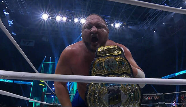 Samoa Joe Retains World Championship In Triple Threat Match At AEW  Revolution
