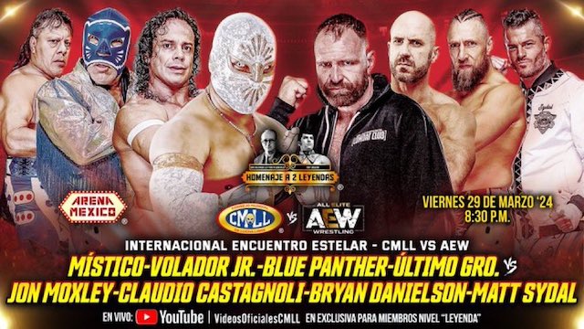 CMLL vs. AEW - Bryan Danielson, Blackpool Combat CLub