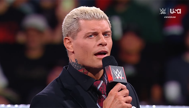 Cody Rhodes WWE Raw 3-18-24