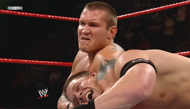 John Cena Randy Orton WWE No Way Out 2008