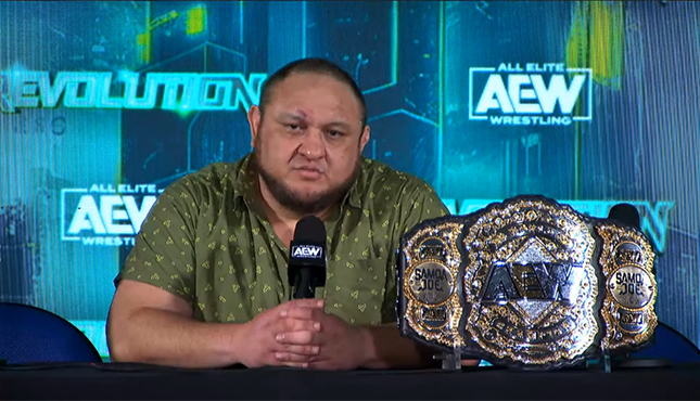 Samoa Joe AEW Revolution