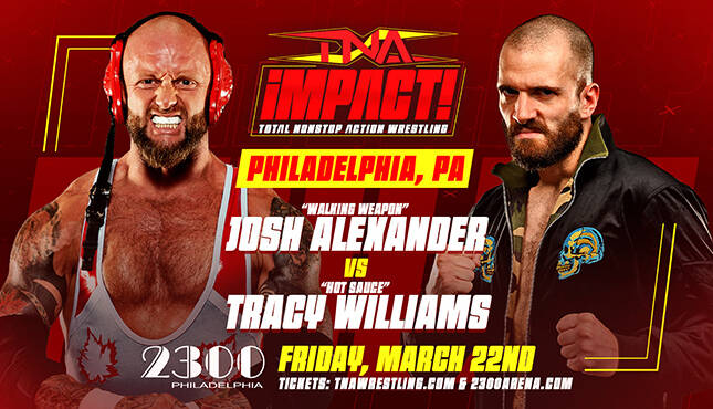 TNA Impact 3-22-24 Josh Alexander Tracy Williams
