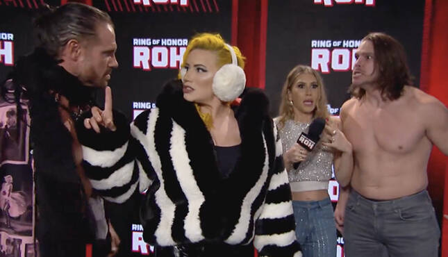 Taya Valkyrie Johnny TV Dalton Castle ROH TV