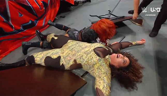 WWE Raw Becky Lynch Nia Jax 3-18-24