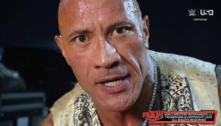 WWE Raw The Rock