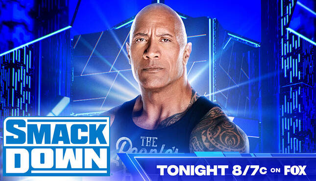 Dwayne Johnson WWE The Rock Smackdown 3-5-22