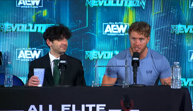 Will Ospreay Tony Khan AEW Revolution