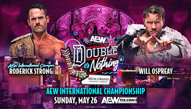 AEW Double or Nothing IT - Roderick Strong vs Will Ospreay