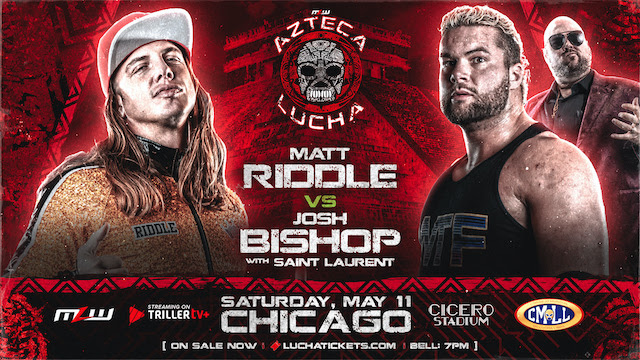 MLW Azteca Lucha Matt Riddle vs. Josh Bishop