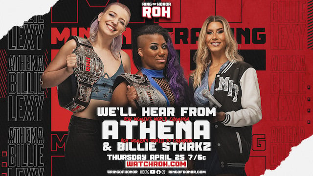 Ring of Honor - ROH TV Athena Billie Starkz