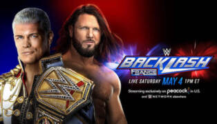 WWE Backlash France Cody Rhodes vs AJ Styles