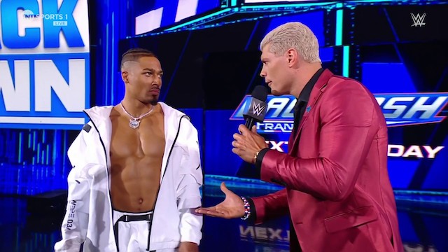 WWE SmackDown Cody Rhodes Carmelo Hayes - Triple H